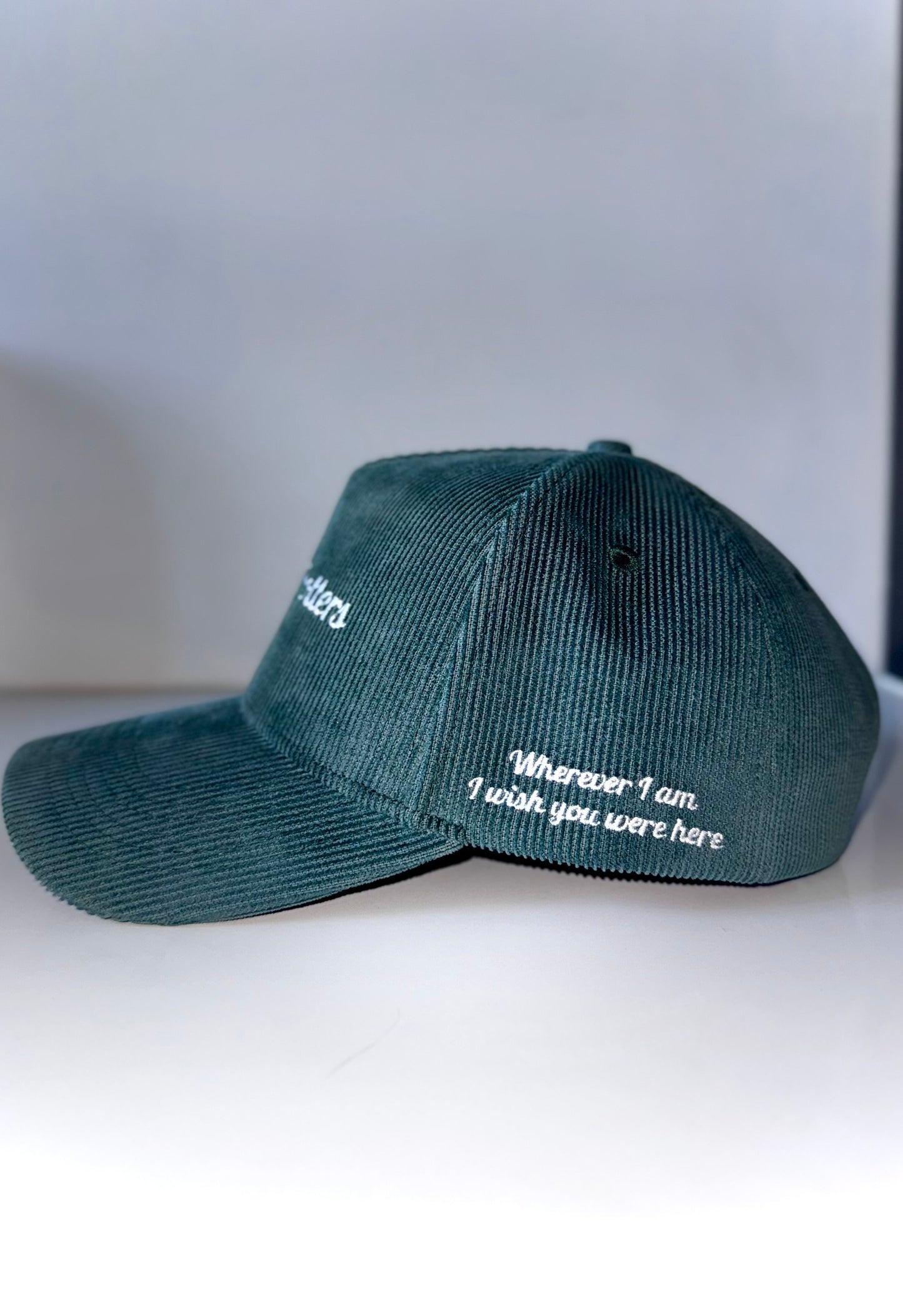 Green Corduroy Hat